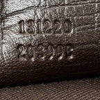 Shoulder Bag Vertical Tote Brown Supreme Coated Canvas