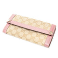 Wallet Charmy Continental Wallet Beige Monogrammed Canvas