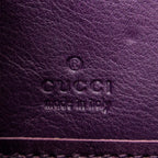 Wallet Zip Around Wallet Purple Microguccissima Leather