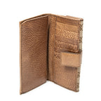 Wallet Continental Flap Wallet Beige Monogrammed Canvas