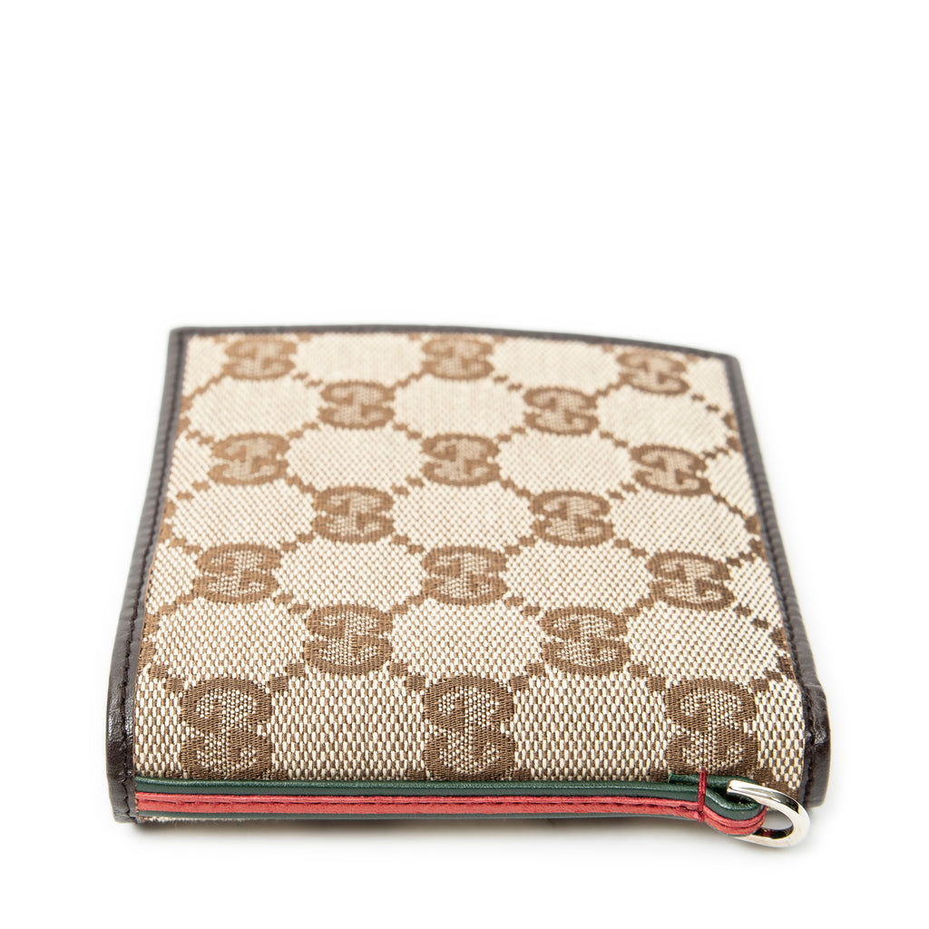 Wallet Web Bifold Wallet Beige Monogrammed Canvas