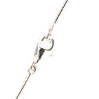 Necklace H Cube Pendant Necklace Silver Silver Plated