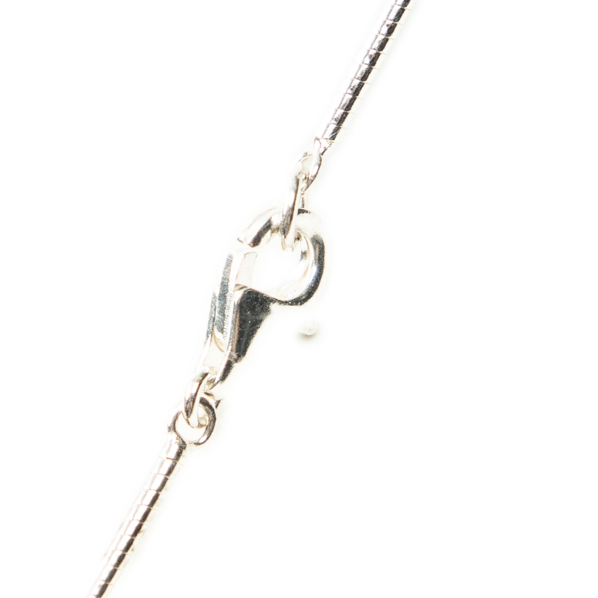 Necklace H Cube Pendant Necklace Silver Silver Plated