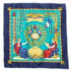 Scarf Scarf Navy 100% Twill Silk