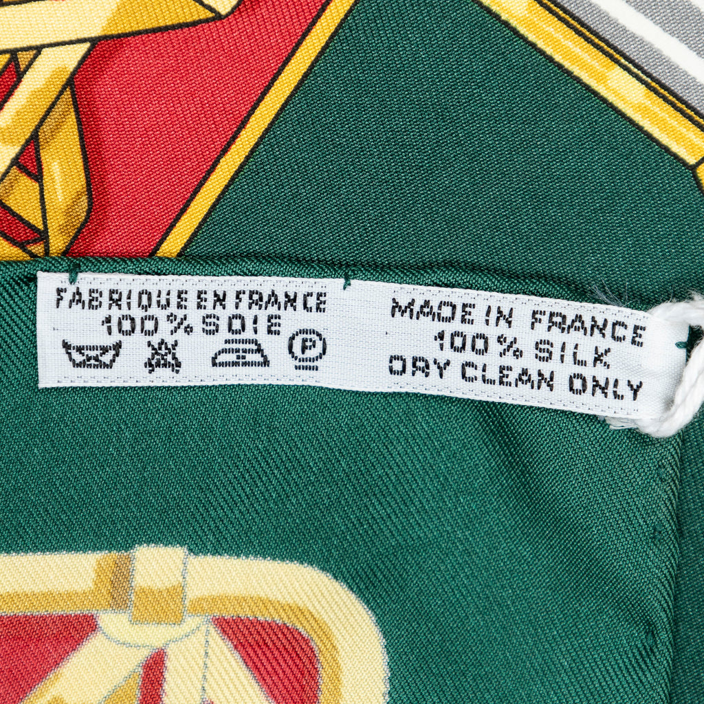 Scarf Scarf Green 100% Twill Silk