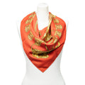 Scarf Scarf Red 100% Twill Silk