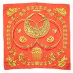 Scarf Scarf Red 100% Twill Silk
