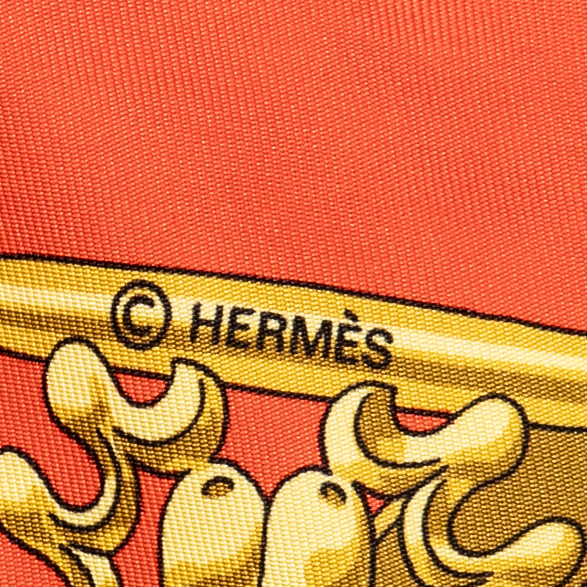 Scarf Scarf Red 100% Twill Silk