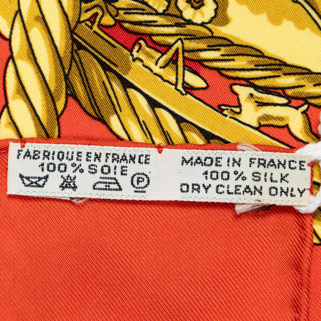 Scarf Scarf Red 100% Twill Silk