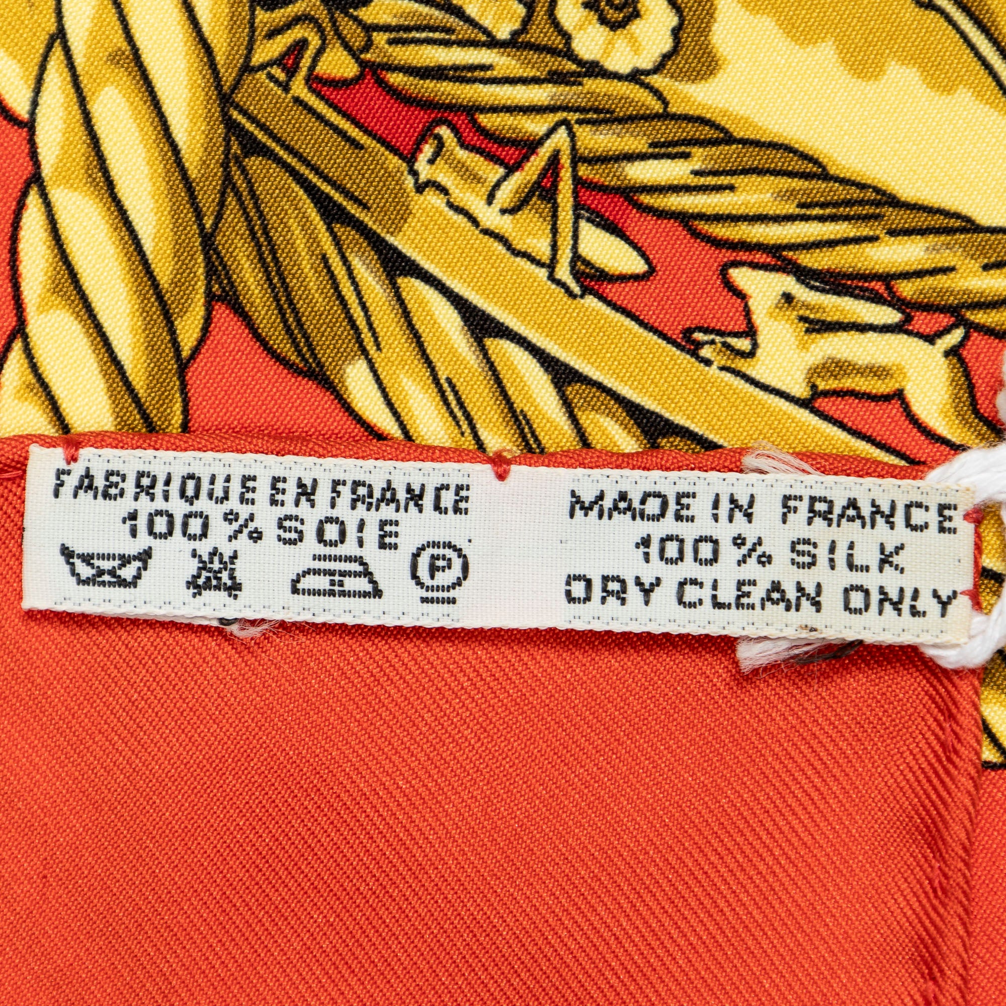 Scarf Scarf Red 100% Twill Silk