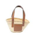 Handbag Small Panier Basket Natural Raffia Canvas