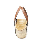 Handbag Small Panier Basket Natural Raffia Canvas