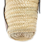 Handbag Small Panier Basket Natural Raffia Canvas