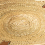 Handbag Small Panier Basket Natural Raffia Canvas