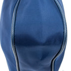 Shoulder Bag Small Zip Crossbody Blue Nylon Canvas