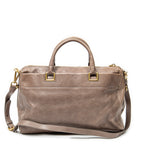 Shoulder Bag Slip Pocket Soft Boston Light Brown Vitello Lux Leather