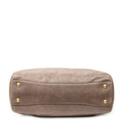 Shoulder Bag Slip Pocket Soft Boston Light Brown Vitello Lux Leather