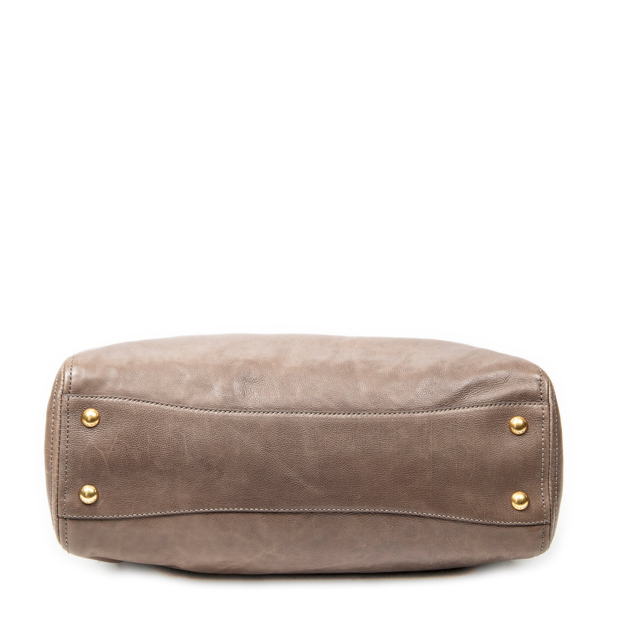 Shoulder Bag Slip Pocket Soft Boston Light Brown Vitello Lux Leather