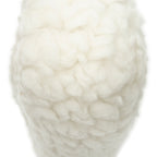 Shoulder Bag Mini Shearling Zip Hobo Ivory Shearling Canvas
