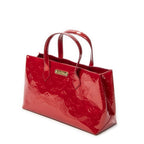 Handbag Wilshire PM Amarante Monogram Vernis