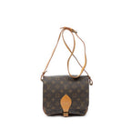 Shoulder Bag Cartouchiere MM Brown Monogram Canvas