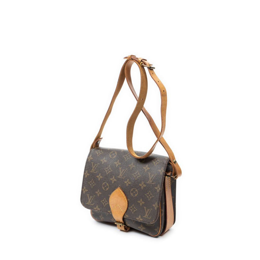 Shoulder Bag Cartouchiere MM Brown Monogram Canvas