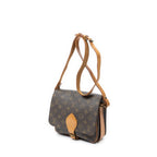 Shoulder Bag Cartouchiere MM Brown Monogram Canvas