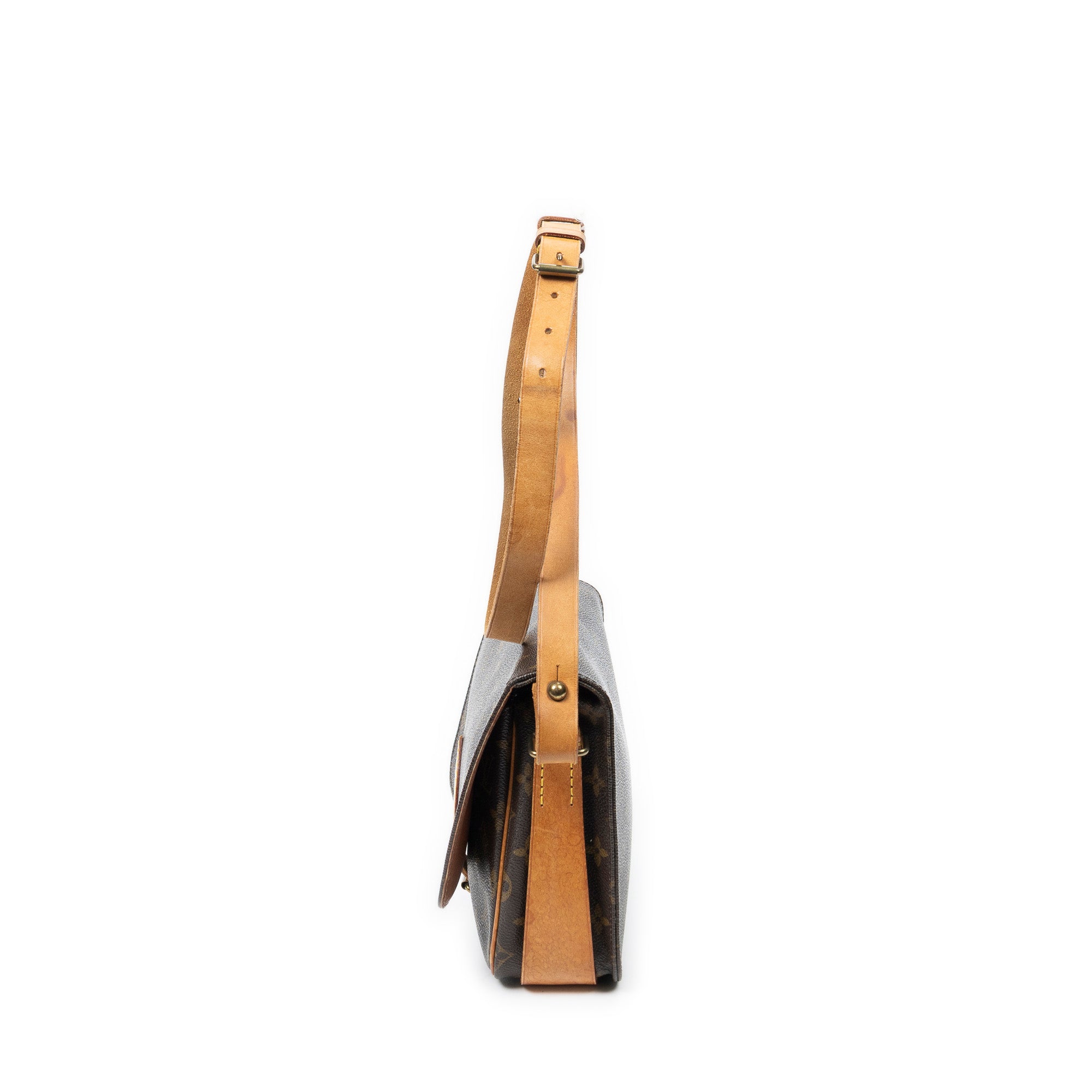Shoulder Bag Cartouchiere MM Brown Monogram Canvas