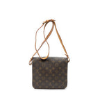 Shoulder Bag Cartouchiere MM Brown Monogram Canvas