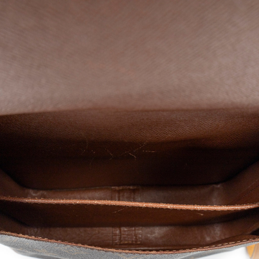 Shoulder Bag Cartouchiere MM Brown Monogram Canvas