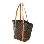Shoulder Bag Sac Shopping PM Brown Monogram Canvas