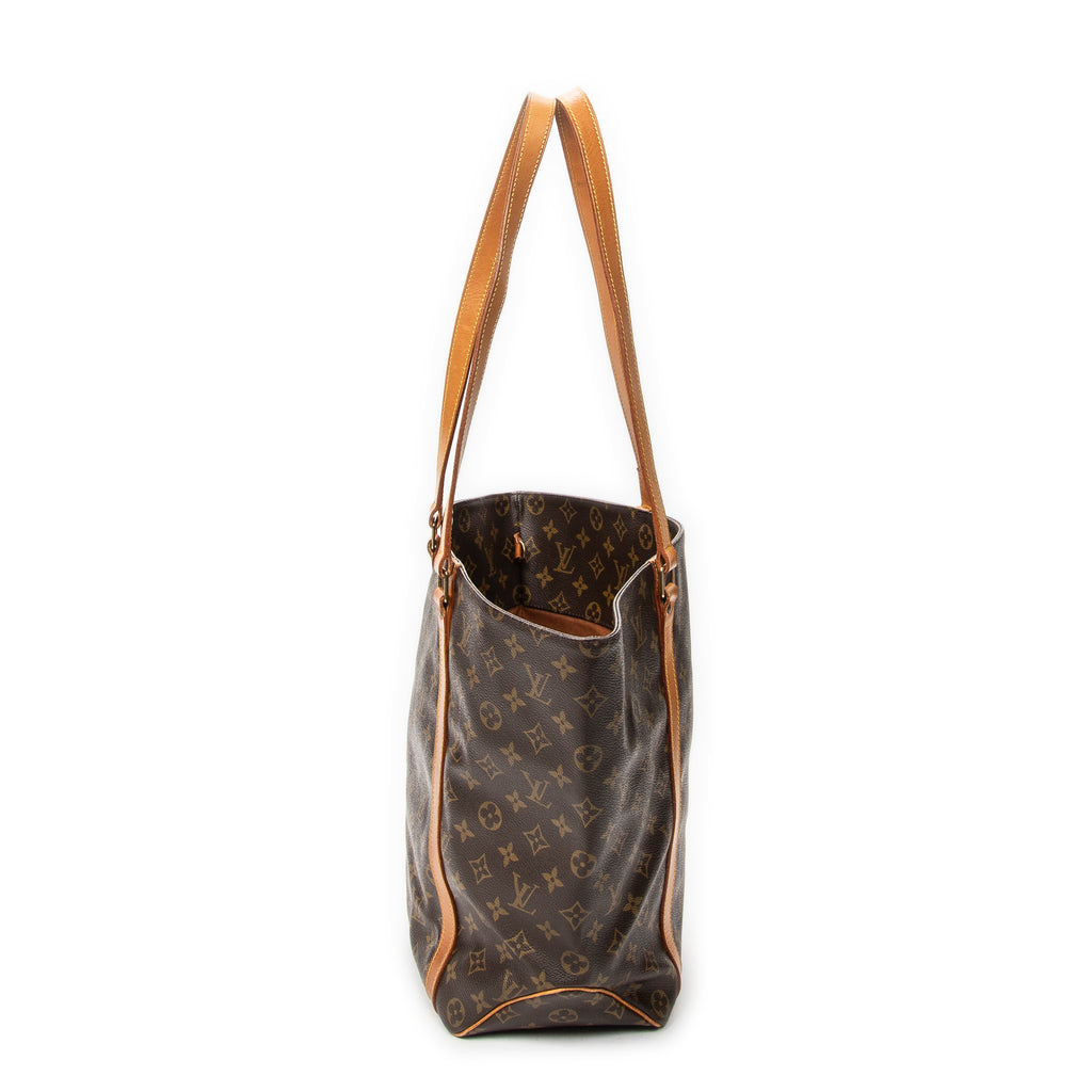 Shoulder Bag Sac Shopping PM Brown Monogram Canvas