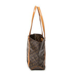 Shoulder Bag Sac Shopping PM Brown Monogram Canvas