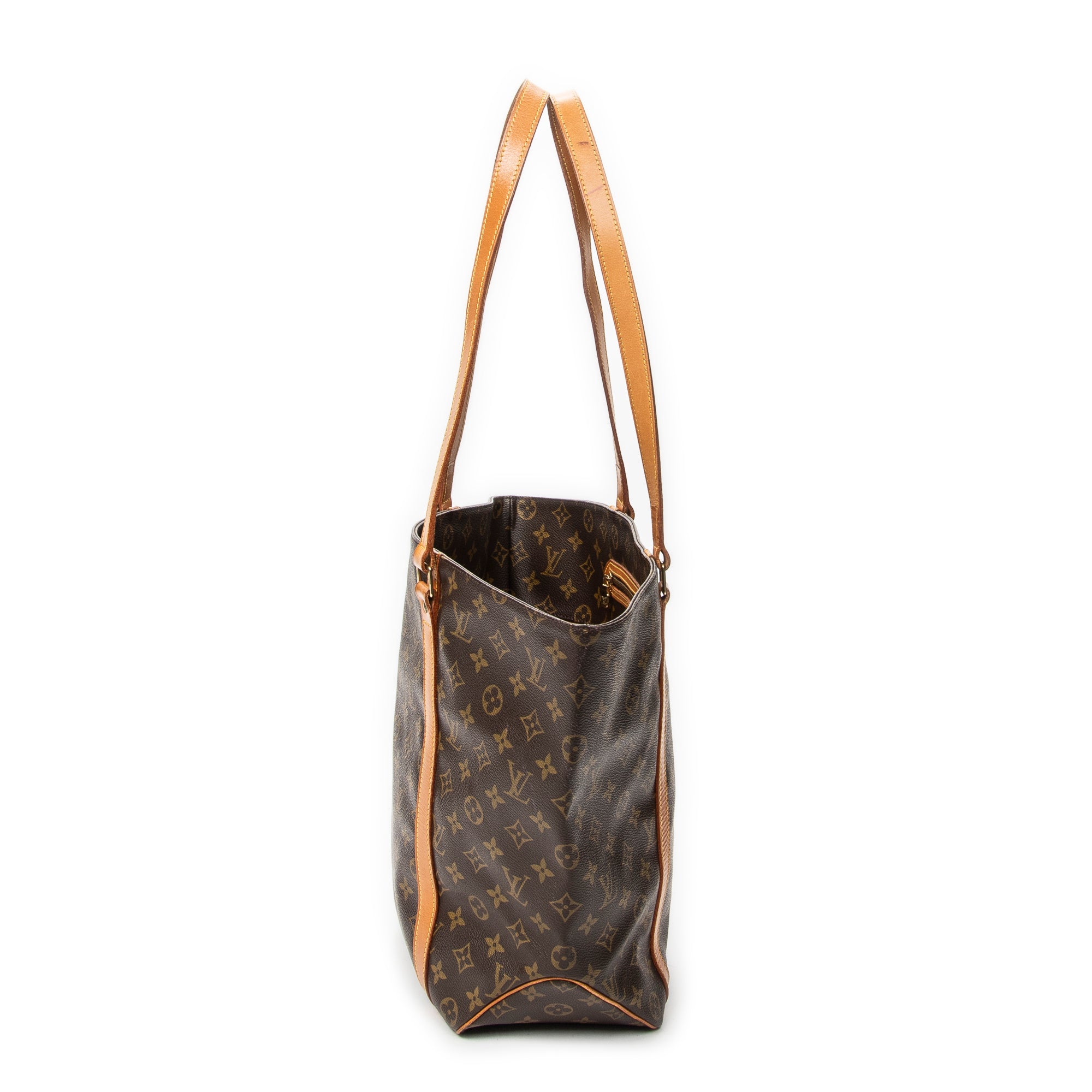 Shoulder Bag Sac Shopping PM Brown Monogram Canvas