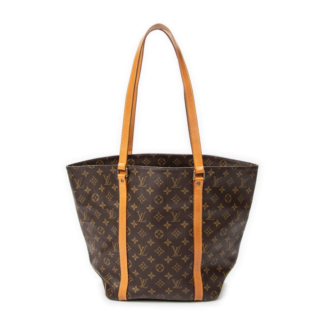 Shoulder Bag Sac Shopping PM Brown Monogram Canvas