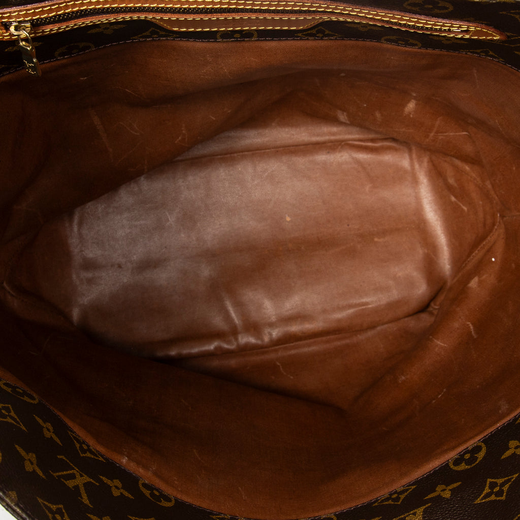 Shoulder Bag Sac Shopping PM Brown Monogram Canvas