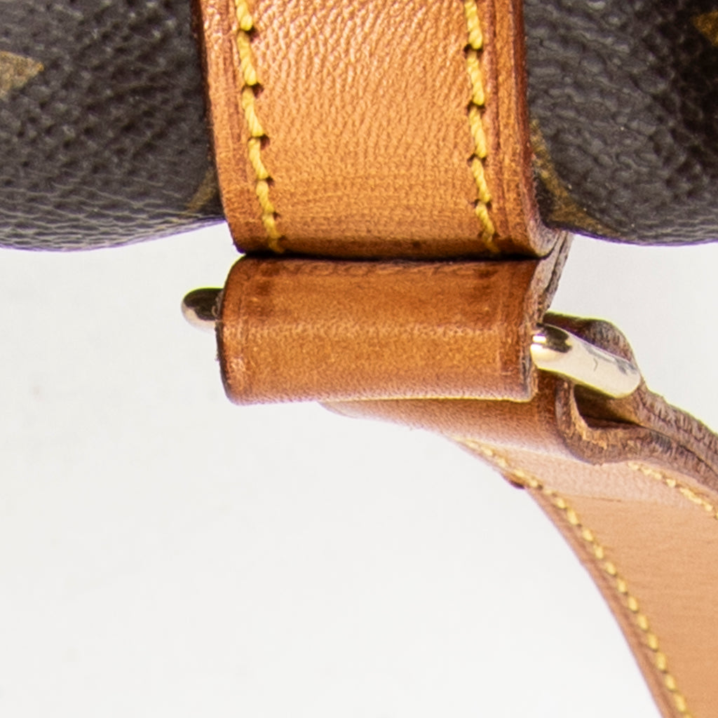 Shoulder Bag Sac Shopping PM Brown Monogram Canvas