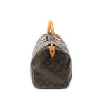 Handbag Speedy 40 Brown Monogram Canvas