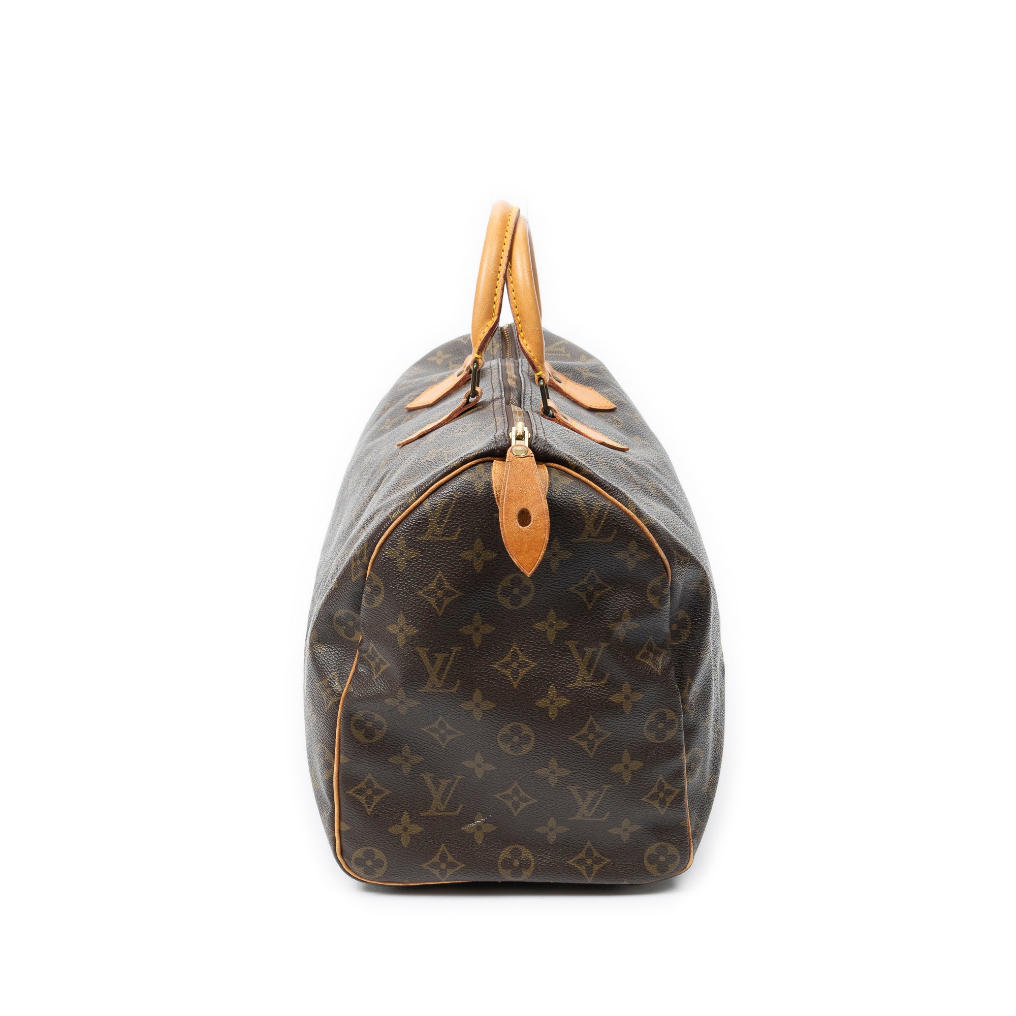Handbag Speedy 40 Brown Monogram Canvas