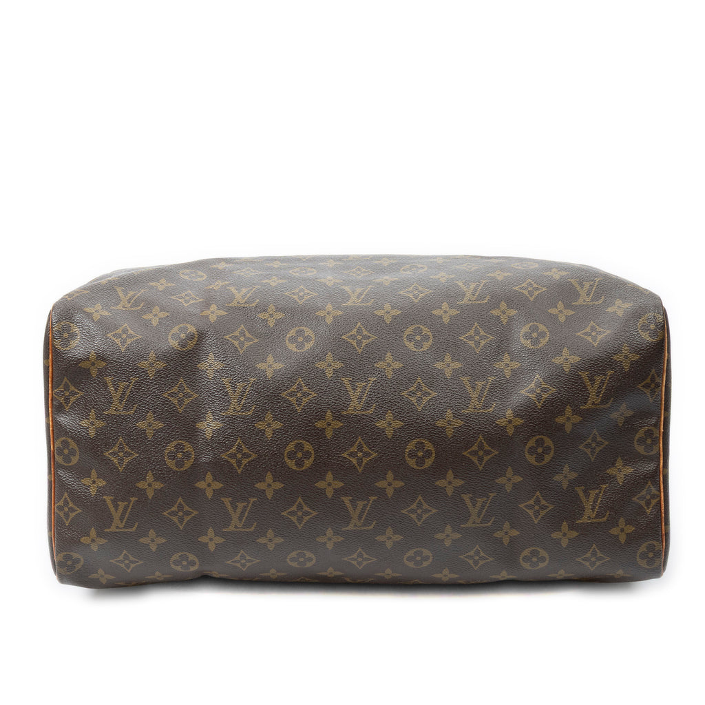Handbag Speedy 40 Brown Monogram Canvas