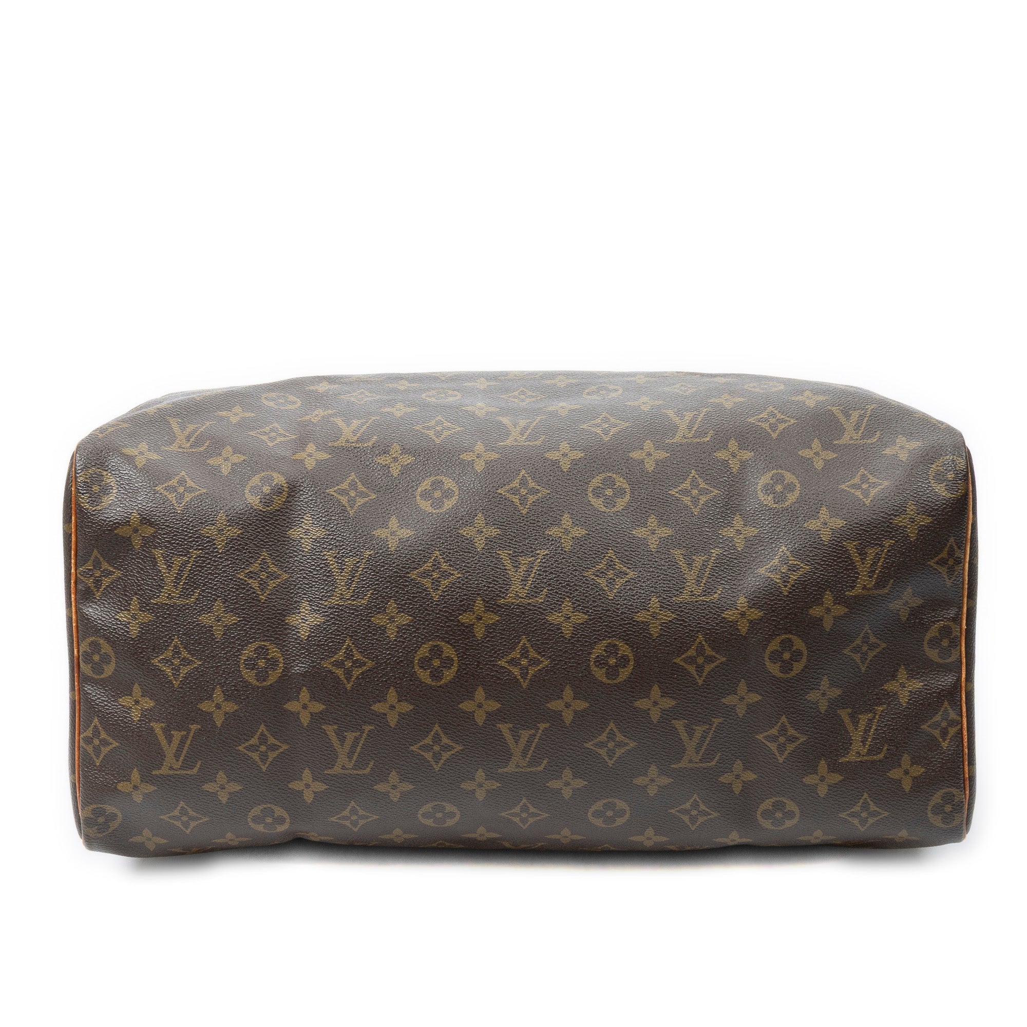 Handbag Speedy 40 Brown Monogram Canvas