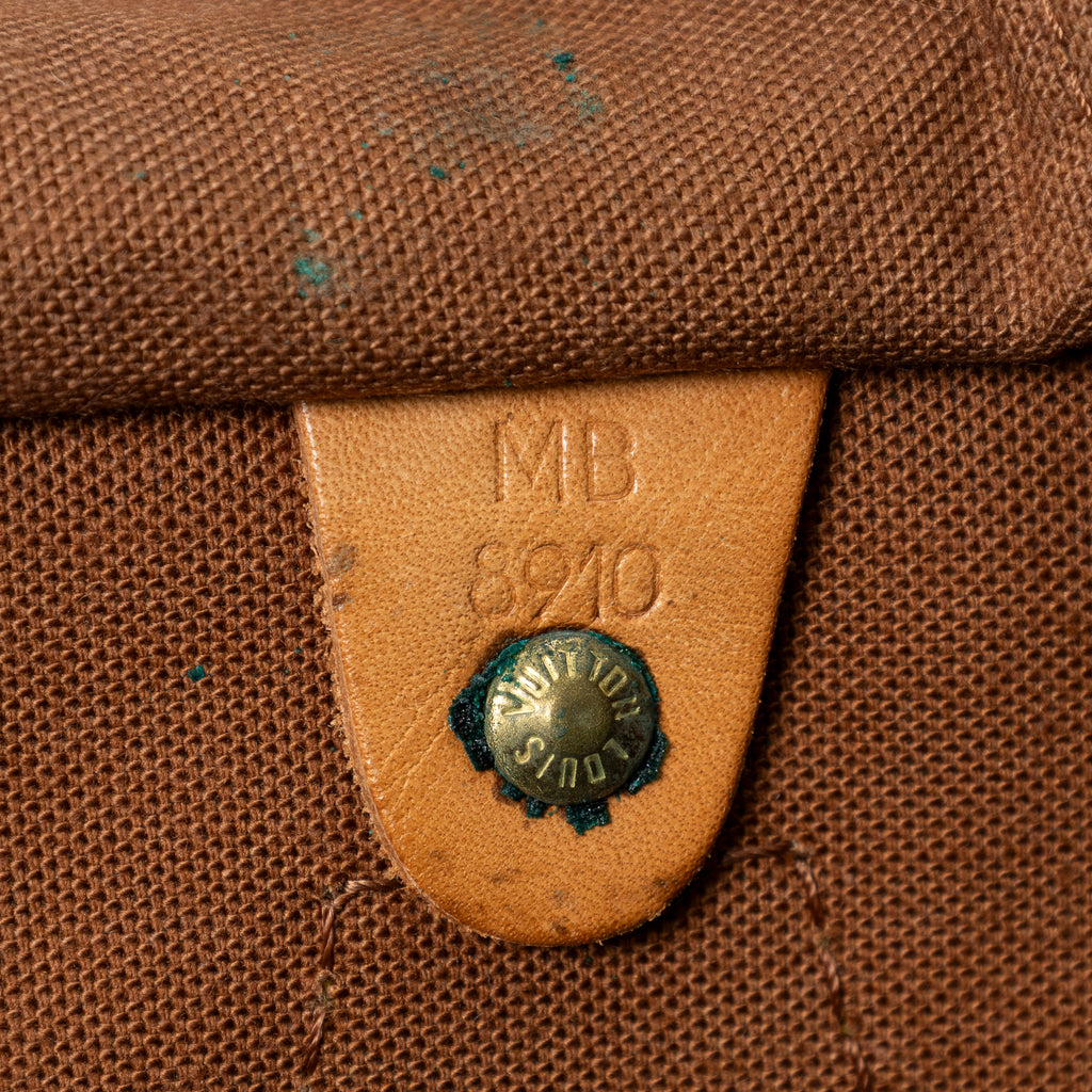 Handbag Speedy 40 Brown Monogram Canvas