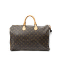 Handbag Speedy 40 Brown Monogram Canvas