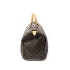 Handbag Speedy 40 Brown Monogram Canvas