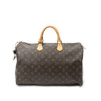 Handbag Speedy 40 Brown Monogram Canvas