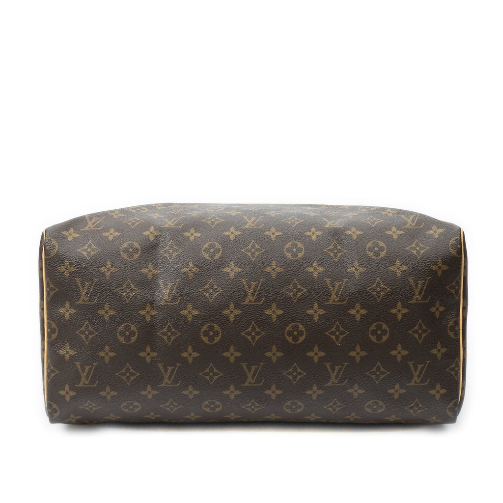 Handbag Speedy 40 Brown Monogram Canvas