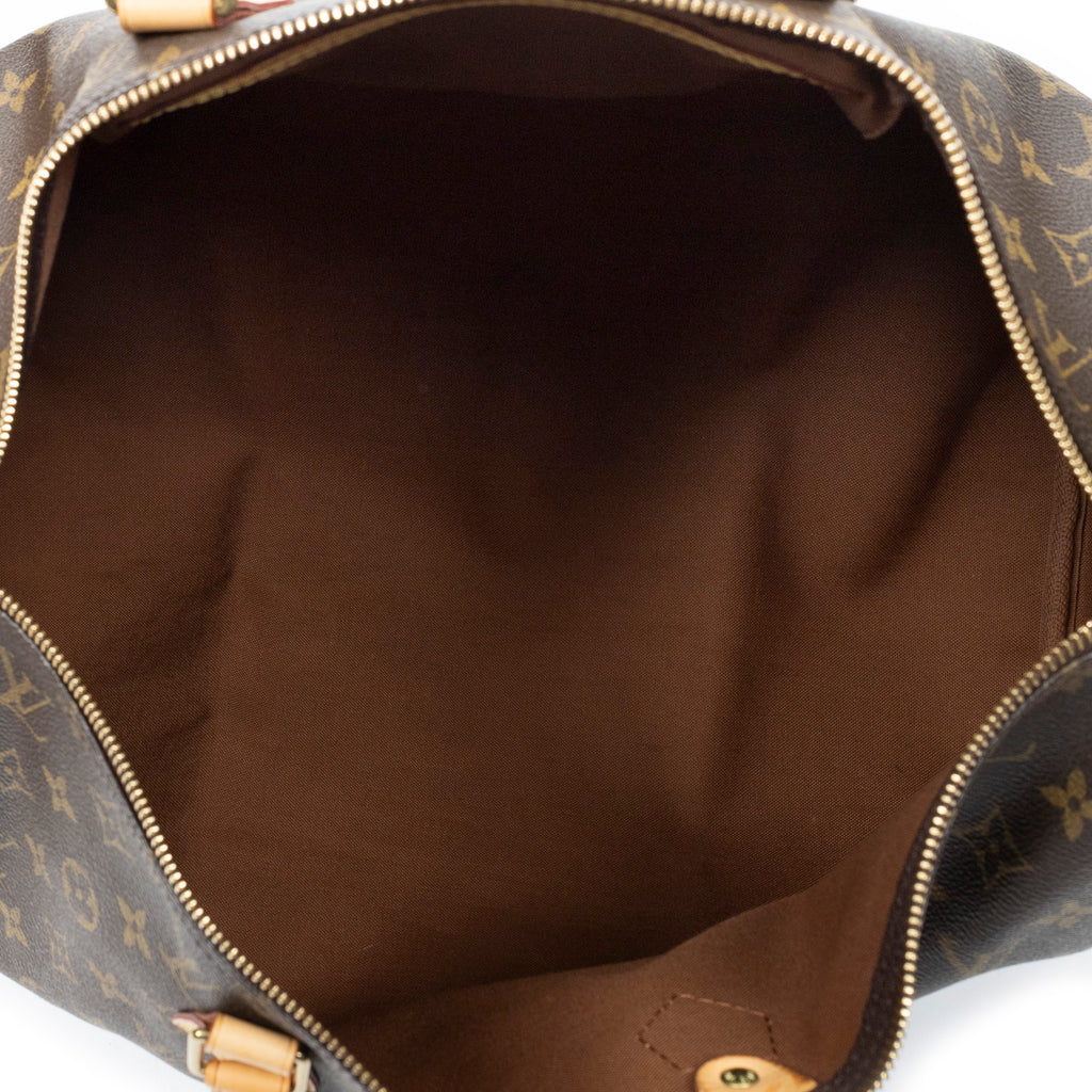 Handbag Speedy 40 Brown Monogram Canvas