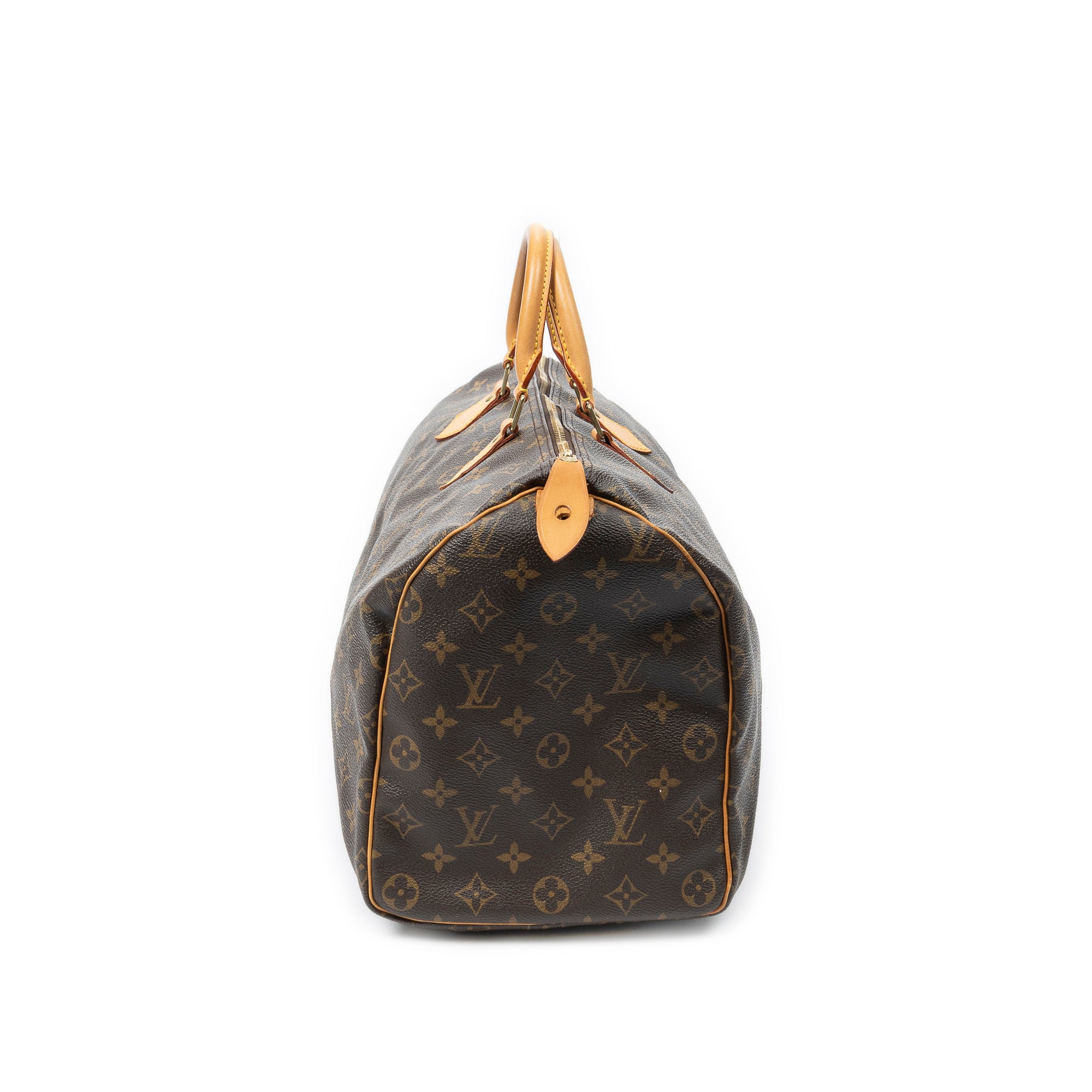 Handbag Speedy 40 Brown Monogram Canvas