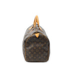 Handbag Speedy 40 Brown Monogram Canvas