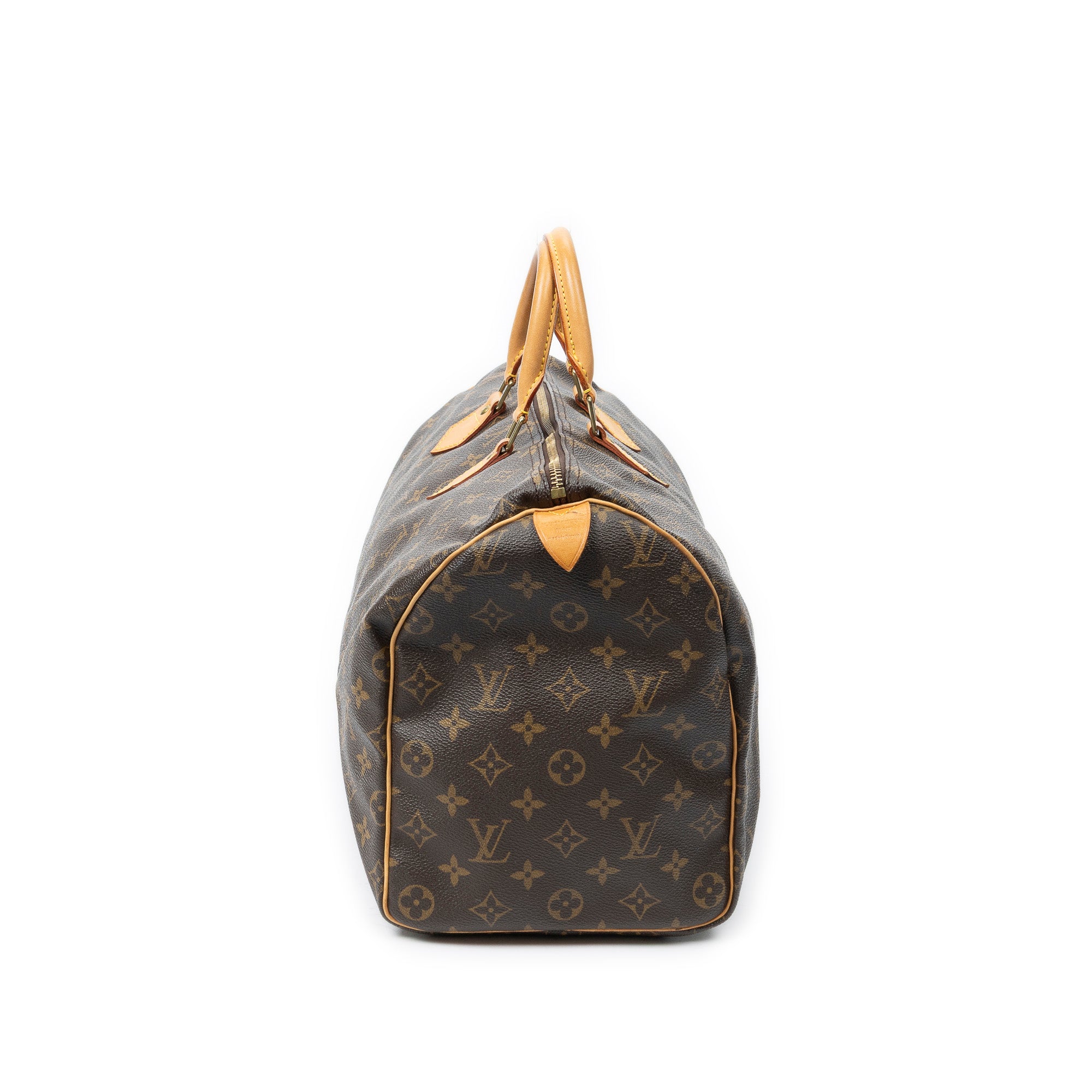 Handbag Speedy 40 Brown Monogram Canvas